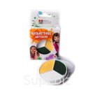 Профессиональный детский аквагрим 3 цвета, 21гр. Шайба 3 цвета №5 Вес 21 Цвета Белый, зеленый, желтый.