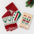 Шарф женский KAFTAN New Year разноцветный 145 х 14 см 100 акрил