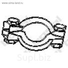 Хомут глушителя BOSAL 254627
