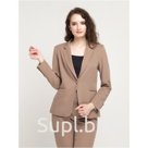 Бежевый классический костюм с укороченными брюками, Цвет Бежевый, Размер S FORS