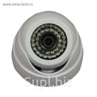 Видеокамера купольная Profvideo PVSL-113, AHD/TVI/CVI/CVBS, 2Мп IR-подсветка 36 LED