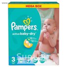Подгузники Pampers Active Baby Midi 4–9 кг, 150 шт