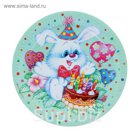 Тарелка с ламинацией "Заяц", 23 см