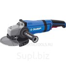 ЗУБР "ПРОФЕССИОНАЛ". Углошлифов. машина (болгарка), плавный пуск, 230мм, 6000об/мин, 2100Вт
