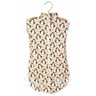 Пеленка-кокон с футером Пингвины беж от ПЕЛЁНКИНО®