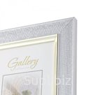 15x21 (А5) пластик серебро 652821-6, с пластиком Gallery