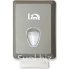 A62201SATS: Диспенсер для листовой туалетной бумаги LIME Mini (химически и ударостойкий пластик, серебристый)