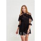 Lost Ink Petite Платье MESH HIGH NECK DRESS