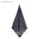 Полотенце с капюшоном, размер 100х100 см, цвет антрацит