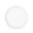 Светодиод. ультратонкая встраиваемая панель FUEVA 1, 10,9W (LED) 3000K, ?170, литой металл, белый/пластик, белый