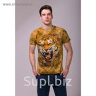 Футболка мужская Collorista 3D Safari, размер L (48), цвет бежевый