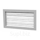 Решетки с фиксированными жалюзи расположенные под углом 0 градусов относительно горизонтальной плоскости.