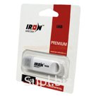 USB накопитель IRON Selection пластиковый 16 Gb с креплением и крышкой