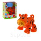 Фигурка животного Тигр нок с подвижными лапами головой хвостиком