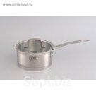 Ковш Prestige, 16 х 8 см, 1,6 л, со стеклянной крышкой