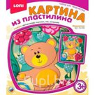 Картина из пластилина Медвежонок LORI