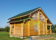 Дом из оцилиндрованного бревна 12,0 м х9,0 м