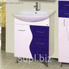 Тумба под раковину Misty "Лагуна-65", 3 ящика, синяя