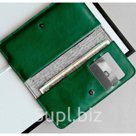Зеленый кожаный чехол кошелек для iPhone 5,5 Handwers Ranch 2017 