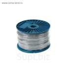 Трос для растяжки DIN 3055, в оплетке ПВХ, d=4/5 мм, в катушке 100 м