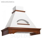 Вытяжка Elikor Бельведер Флореале 60П-650-П3Г, бежевый/бук орех