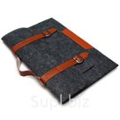 Темно-серый чехол-сумка для Macbook 12 Felt Pouch Case