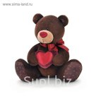 Мягкая игрушка «Медведь мальчик Choco с сердцем»