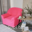 Чехол для мягкой мебели в детскую Collorista на кресло наволочка 40х40 см в подарок розовый