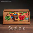 Хлебница расписная "Фрукты", 37 см