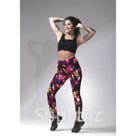 Легинсы спортивные с прозрачными вставками ONLITOP Fitness Art размер 42 44 цвет розовый