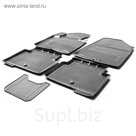 Коврики салона Rival для Subaru Forester 2012-, с крепежом, с перемычкой, полиуретан, 5 шт.