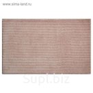 Коврик 70x120 см, цвет шоко-кремовый