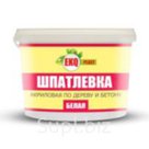 Шпатлевка (белая) по дереву и бетону "EKQ- PLAST STUCCO", фасовка 15 кг
