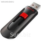 USB-флешка Sandisk 64Gb Cruzer Glide SDCZ60-064G-B35 , USB2.0, черный/красный