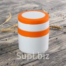 Банка для сыпучих продуктов 600 мл "Стиль", цвет оранжевый
