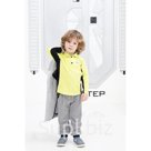 Рубашка поло для мальчика рост 104 см цвет цвет лимонный ч рный Н РБ 277А