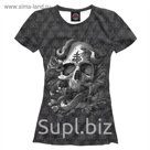 Футболка женская Satan Skull, размер 4XL DAR-920486