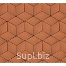 "Ромб", цвет оранжевый, Тротуарная плитка Б.5.Ф.6