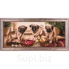Гобеленовая картина "три товарища" 88*42 см. SANTALINO 404-1196-84