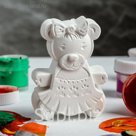 Сувенир фигурка под нанесение "Медведица"