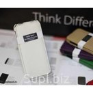 Белый кожаный чехол для iPhone 5 Melkco White 