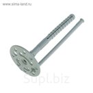 Дюбель для теплоизоляции с пластмассовым гвоздём TUNDRA krep, 10х120 мм, в пакете 50 шт.