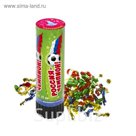 Хлопушка поворотная "Россия Чемпион" конфетти, фольга, серпантин