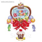 Подвес "С Днем Рождения", бант