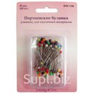 210138 Булавки портновские длинные, для эласт. мат-лов 100шт. Hobby&Pro