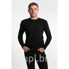Джемпер мужской р 52 круглый вырез цвет черный