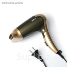 Фен Sinbo SHD 7065, 2000 Вт, 2 скорости. 2 температуры, черно-золотистый