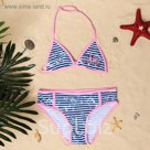 Купальный костюм для девочки "GRAND CHIC", рост 146-152 (36) см, цвет розовый ИКТ ESLI