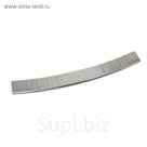 Накладка на задний бампер Dollex, Chevrolet Cruze 2011-2013, нержавеющая сталь