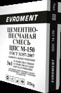 Цементно-песчаная смесь М-150, 25кг